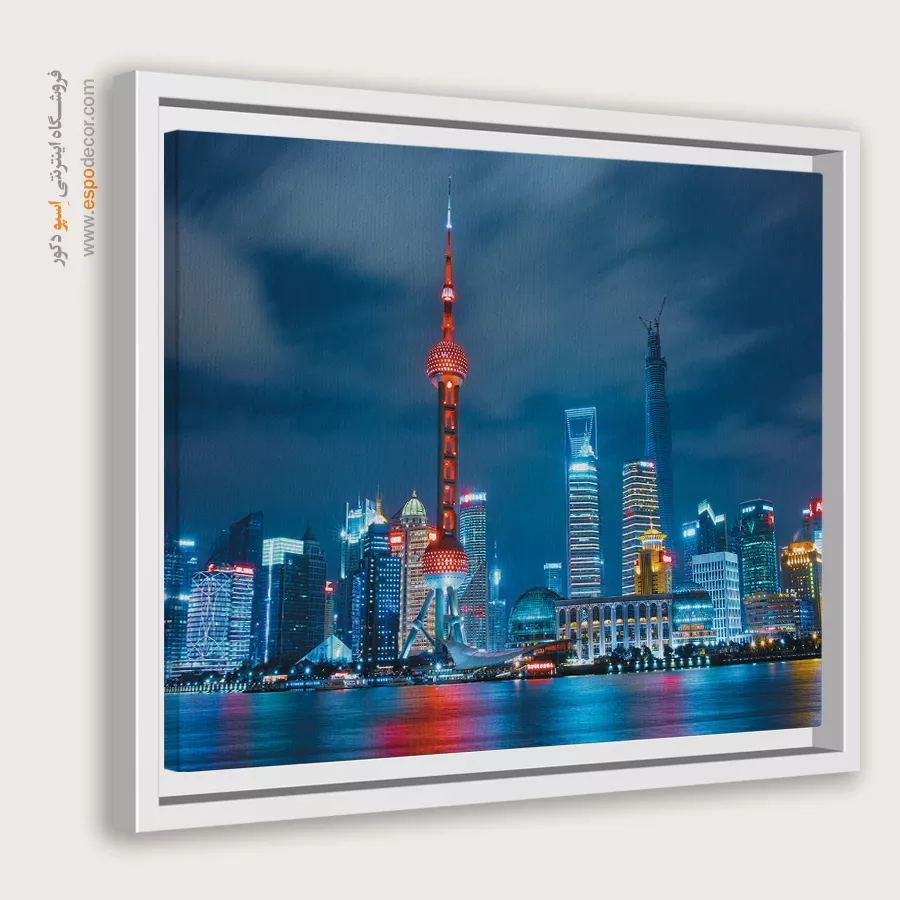 خرید تابلو بوم شهر چین