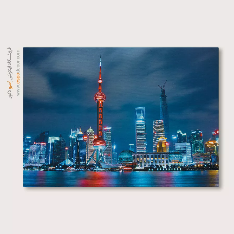 خرید تابلو بوم شهر چین