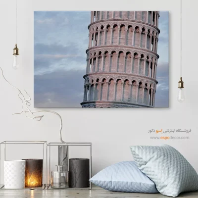 خرید تابلو برج کج پیزا