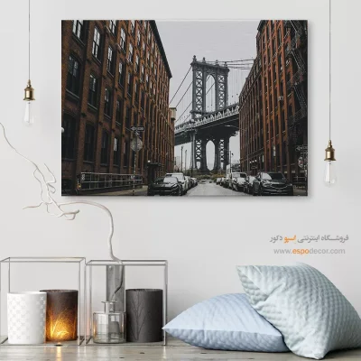 خرید تابلو شهر بروکلین