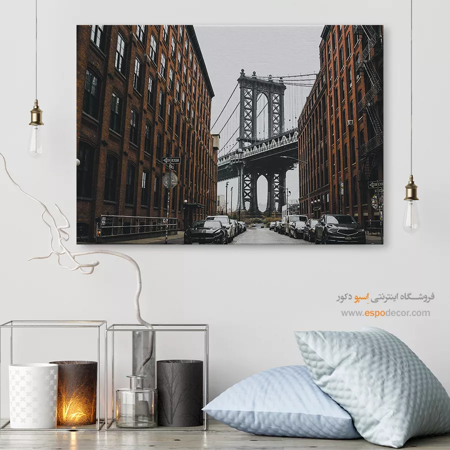 خرید تابلو شهر بروکلین