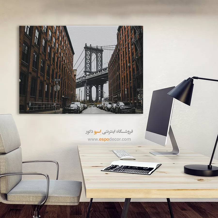 خرید تابلو شهر بروکلین