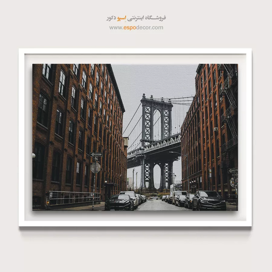 خرید تابلو شهر بروکلین