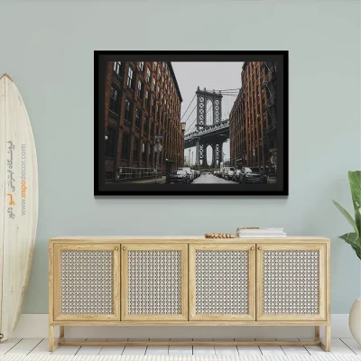 خرید تابلو شهر بروکلین