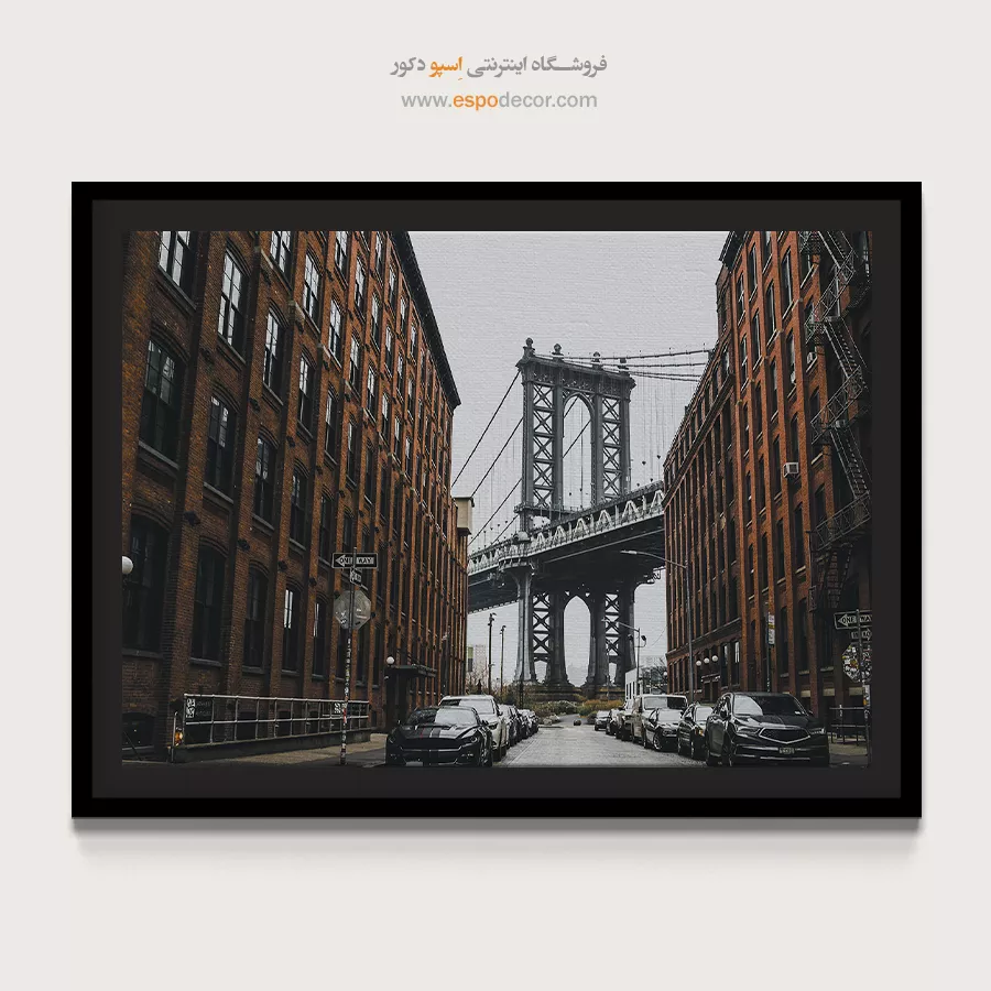خرید تابلو شهر بروکلین