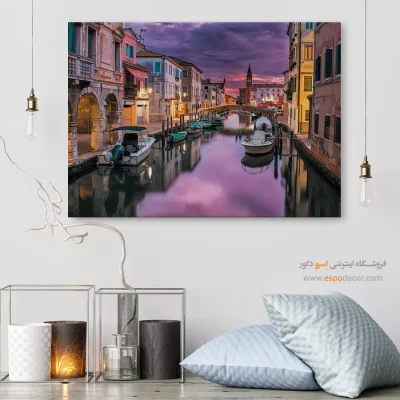 خرید تابلو شب ونیز