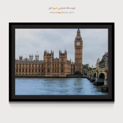 خرید تابلو برج ساعت - برج ساعت – تابلو شهرها - اسپو دکور