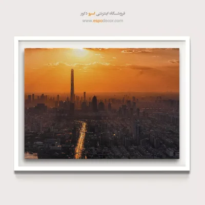 خرید تابلو با تصاویر غروب
