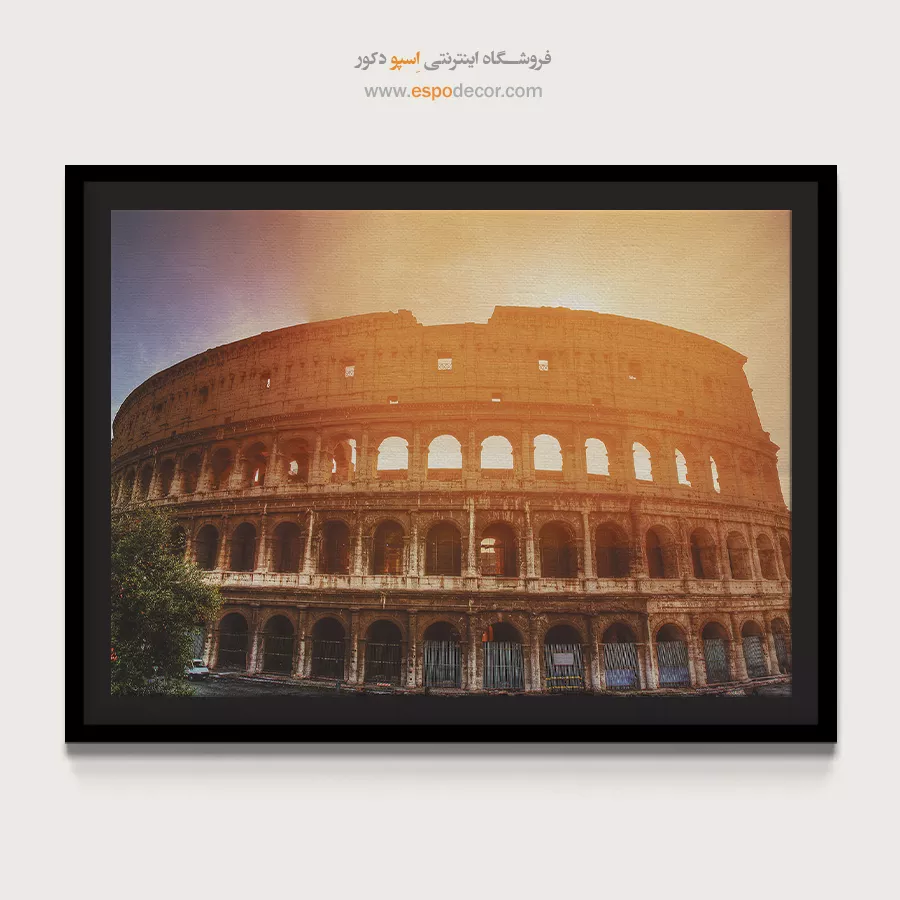 خرید تابلو زیبایی های رم - زیبایی های رم – تابلو شهرها - اسپو دکور