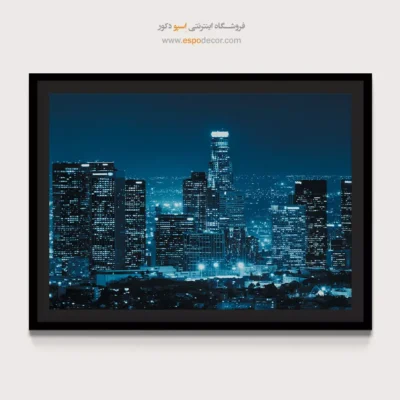 خرید تابلو شب نورانی - شب نورانی – تابلو شهرها - اسپو دکور