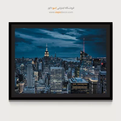 خرید تابلو نمای هوایی نیویورک - نمای هوایی نیویورک – تابلو شهرها - اسپو دکور
