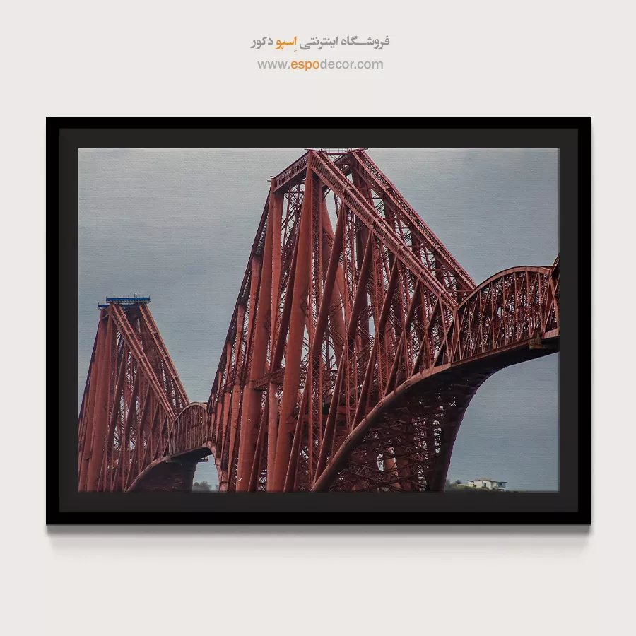 خرید تابلو با تصاویر پل راه آهن اسکاتلند - پل راه آهن اسکاتلند – تابلو شهرها - اسپو دکور