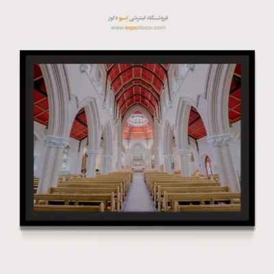 خرید تابلو کلیسای سنت مایکل - کلیسای سنت مایکل – تابلو شهرها - اسپو دکور