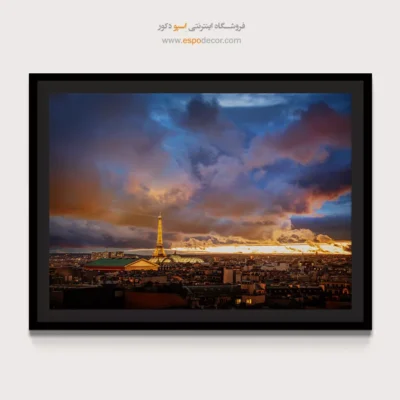 تابلو برج ایفل پاریس - برج ایفل پاریس – تابلو شهرها - اسپو دکور