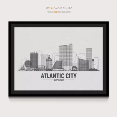 خرید تابلو کوه های یوسمیتی - آتلانتیک – تابلو شهرها - اسپو دکور