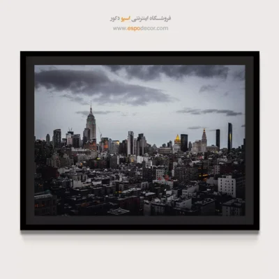 خرید تابلو زیبایی شهر - سمفونی شهر – تابلو شهرها - اسپو دکور