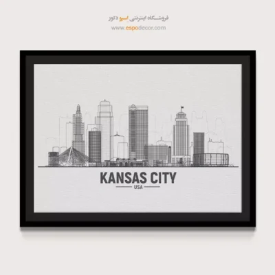 تابلو بوم شهرها - اسپو دکور