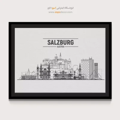 تابلو بوم شهرها - اسپو دکور