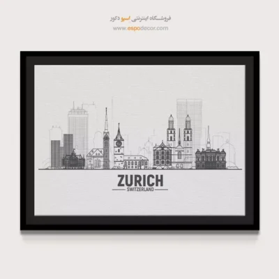 تابلو بوم شهرها - اسپو دکور