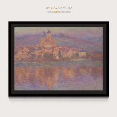 تابلو نقاشی کلود مونه - تابلو نقاشی با رنگ‌های پاستلی - اسپو دکور