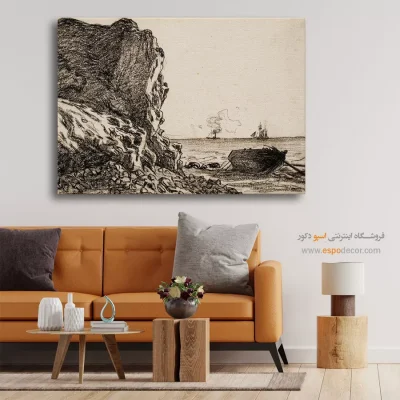 تابلو نقاشی با رنگ‌های لطیف