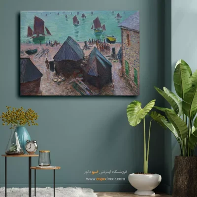 تابلو هنری با رنگهای آرام