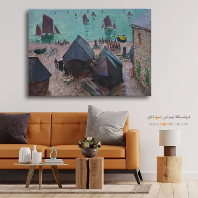 تابلو هنری با رنگهای آرام