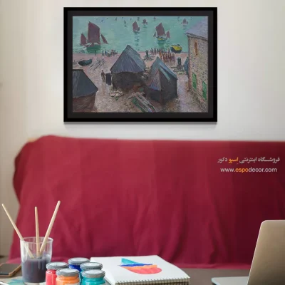 تابلو هنری با رنگهای آرام