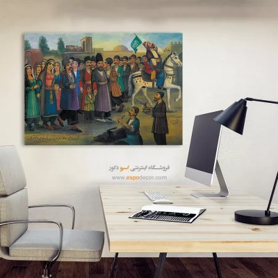 چاوشی خوانی – تابلو نقاشی قهوه خانه ای - اسپو دکور