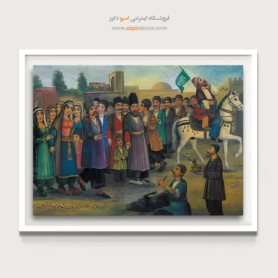 چاوشی خوانی – تابلو نقاشی قهوه خانه ای - اسپو دکور