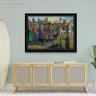 چاوشی خوانی – تابلو نقاشی قهوه خانه ای - اسپو دکور