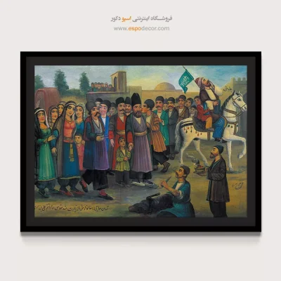 چاوشی خوانی – تابلو نقاشی قهوه خانه ای - اسپو دکور