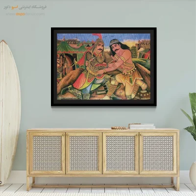 سهراب و شبان – تابلو نقاشی قهوه خانه ای - اسپو دکور