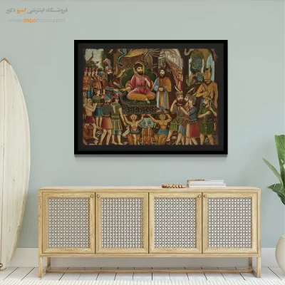 حضرت سلیمان – تابلو نقاشی قهوه خانه ای - اسپو دکور