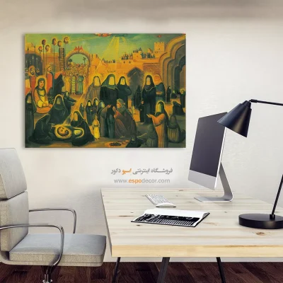 وقایع بعد از عاشورا – تابلو نقاشی قهوه خانه ای - اسپو دکور