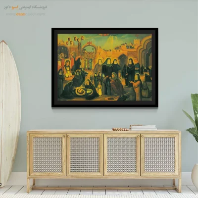 وقایع بعد از عاشورا – تابلو نقاشی قهوه خانه ای - اسپو دکور