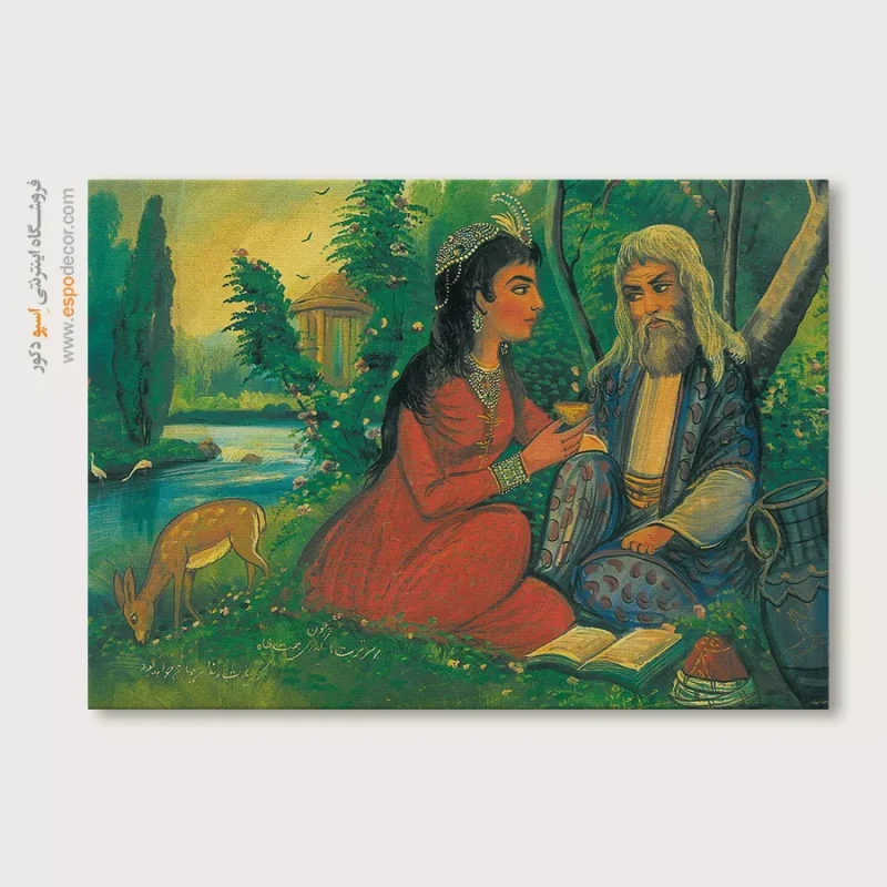 بر سر تربت ما چون گذری،همت خواه - تابلو نقاشی قهوه خانه ای