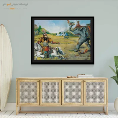 جنگ 7 لشکر – تابلو نقاشی قهوه خانه ای - اسپو دکور