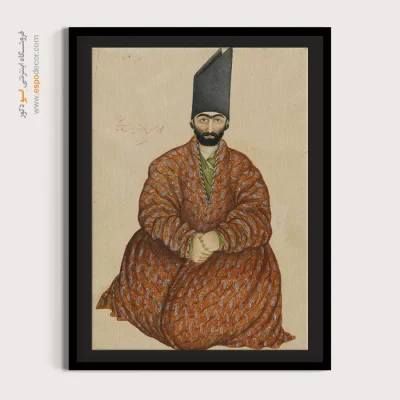 اشراف‌زاده نشسته – تابلو نقاشی قهوه خانه ای - اسپو دکور