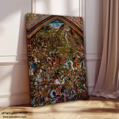 جنگ چالدران – تابلو نقاشی قهوه خانه ای - اسپو دکور