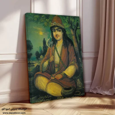 نورعلیشاه – تابلو نقاشی قهوه خانه ای - اسپو دکور