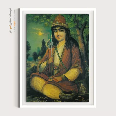 نورعلیشاه – تابلو نقاشی قهوه خانه ای - اسپو دکور