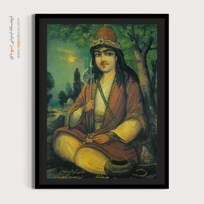 نورعلیشاه – تابلو نقاشی قهوه خانه ای - اسپو دکور