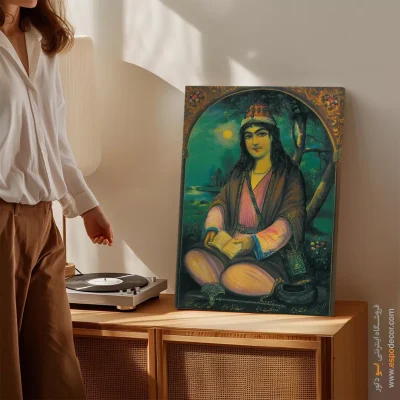 نورعلیشاه – تابلو نقاشی قهوه خانه ای - اسپو دکور