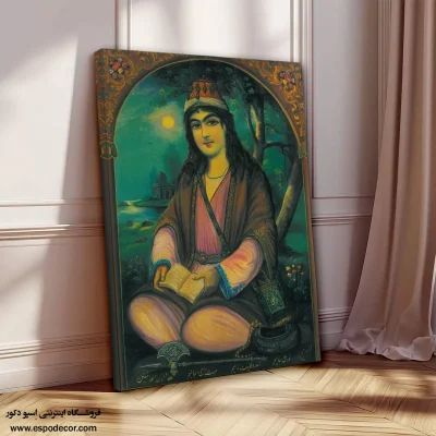 نورعلیشاه – تابلو نقاشی قهوه خانه ای - اسپو دکور