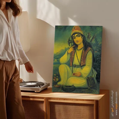 نورعلیشاه – تابلو نقاشی قهوه خانه ای - اسپو دکور