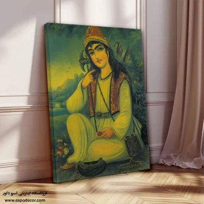 نورعلیشاه – تابلو نقاشی قهوه خانه ای - اسپو دکور