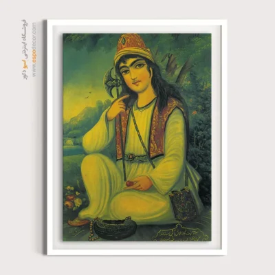 نورعلیشاه – تابلو نقاشی قهوه خانه ای - اسپو دکور