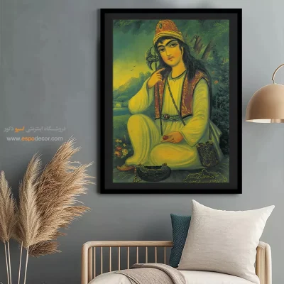 نورعلیشاه – تابلو نقاشی قهوه خانه ای - اسپو دکور