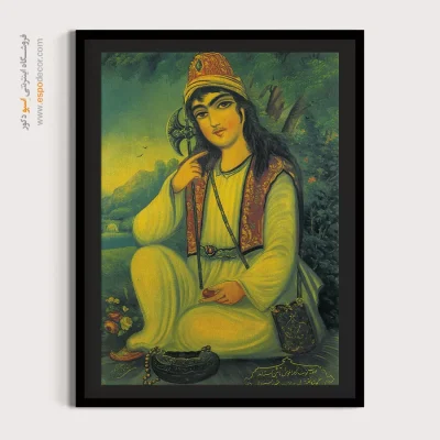 نورعلیشاه – تابلو نقاشی قهوه خانه ای - اسپو دکور